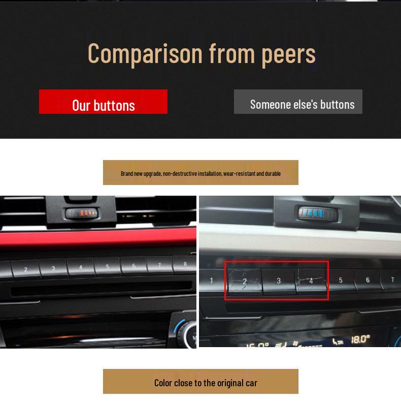 Блок управления климатом BMW 3 серии F30/F35: Кнопки кондиционера, CD, подогрева сидений и регулировки громкости