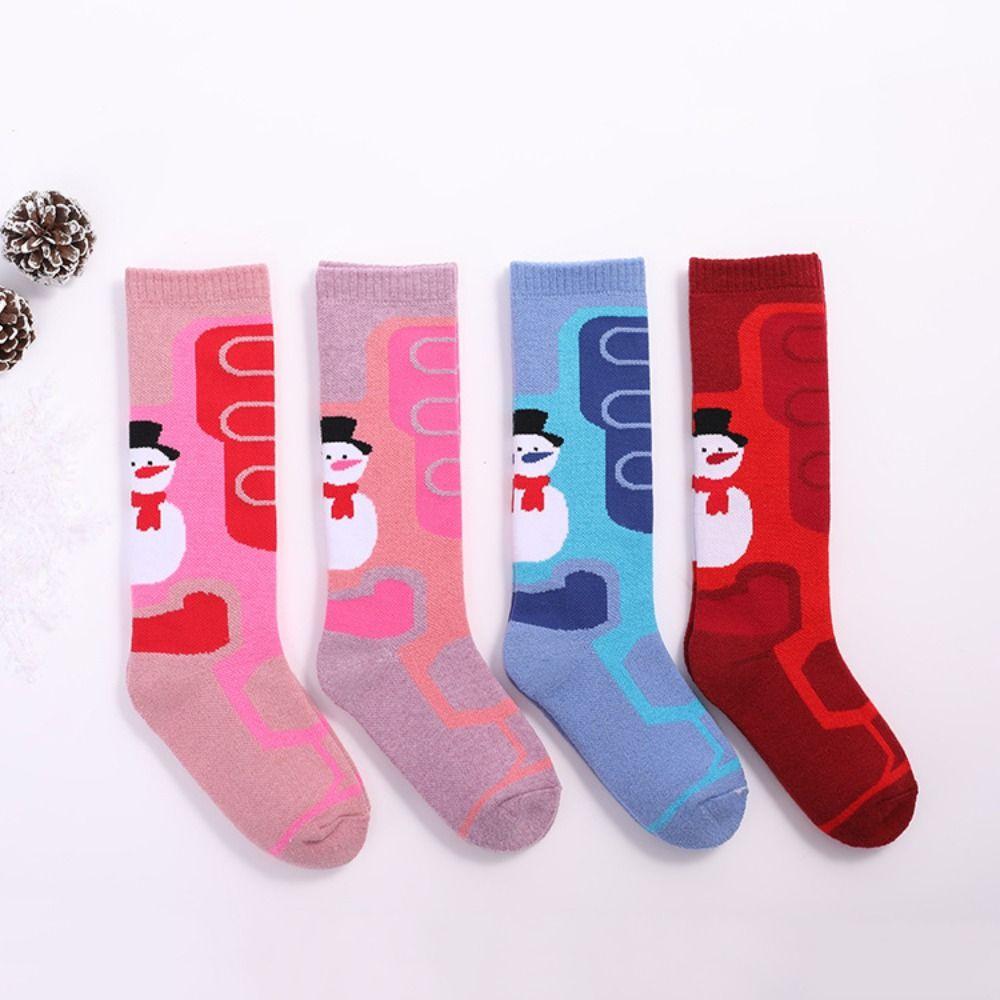 Зимние носки для сноуборда Теплые длинные гольфы Новые детские спортивные носки Для улицы