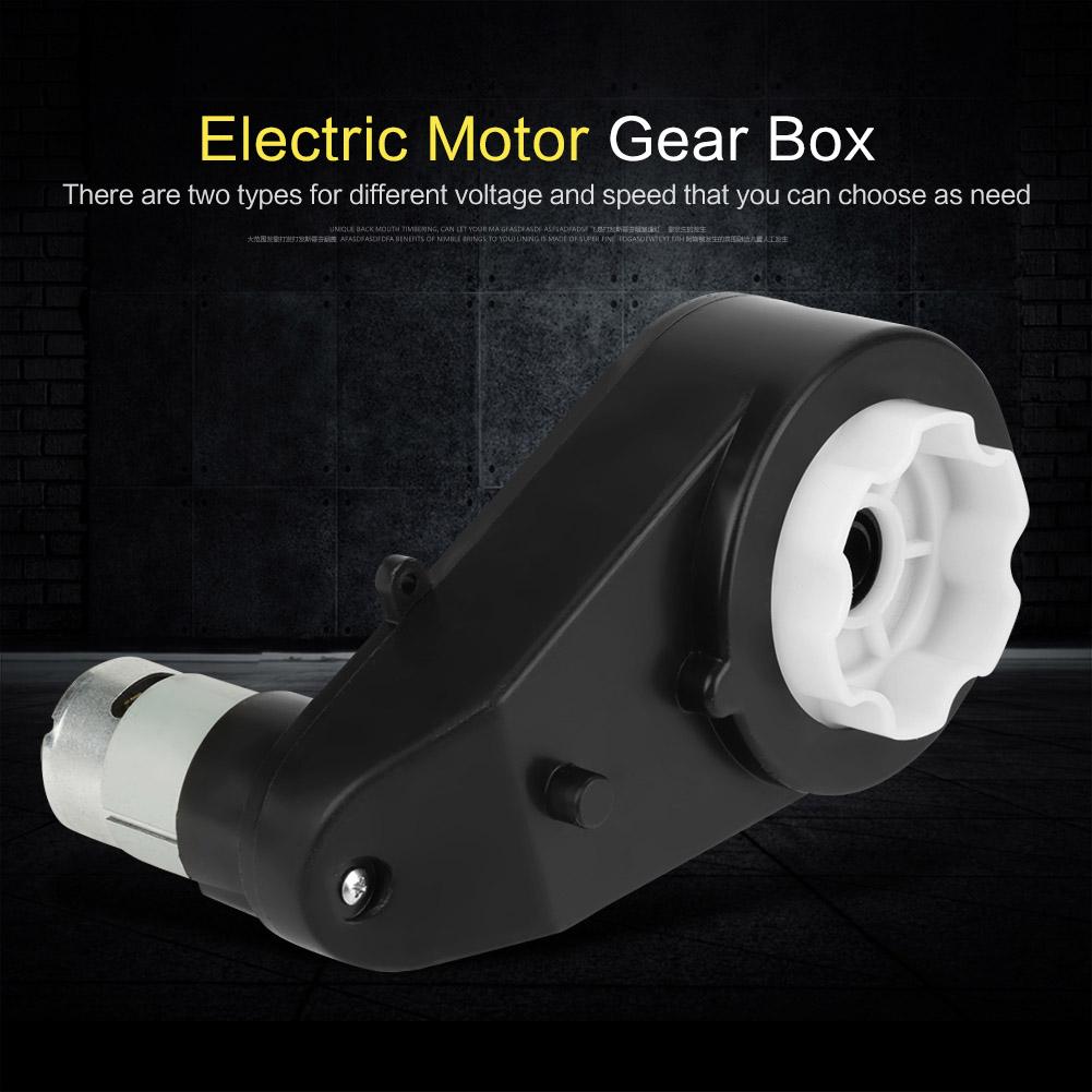 1 шт. Редуктор Низкий уровень шума Износостойкий Редуктор электродвигателя для детской машинки-игрушки (6В 15000 об/мин)