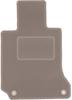 Beige driver's mat for: Mercedes C W204 sedan, station wagon, coupe (2007-2014)