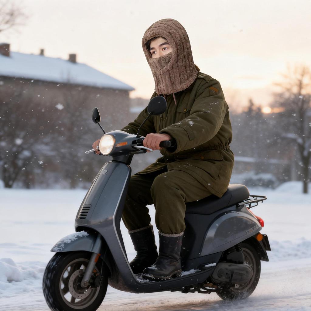 Зимняя шапка водонепроницаемая регулируемая тепловая ветрозащитная зимняя шапка-капюшон для головы шеи и лица для активного отдыха, катания на лыжах, сноуборде, мотоцикле