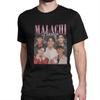 Мужская футболка Malachi Barton Модные футболки с коротким рукавом и круглым вырезом Хлопок Оригинальная одежда