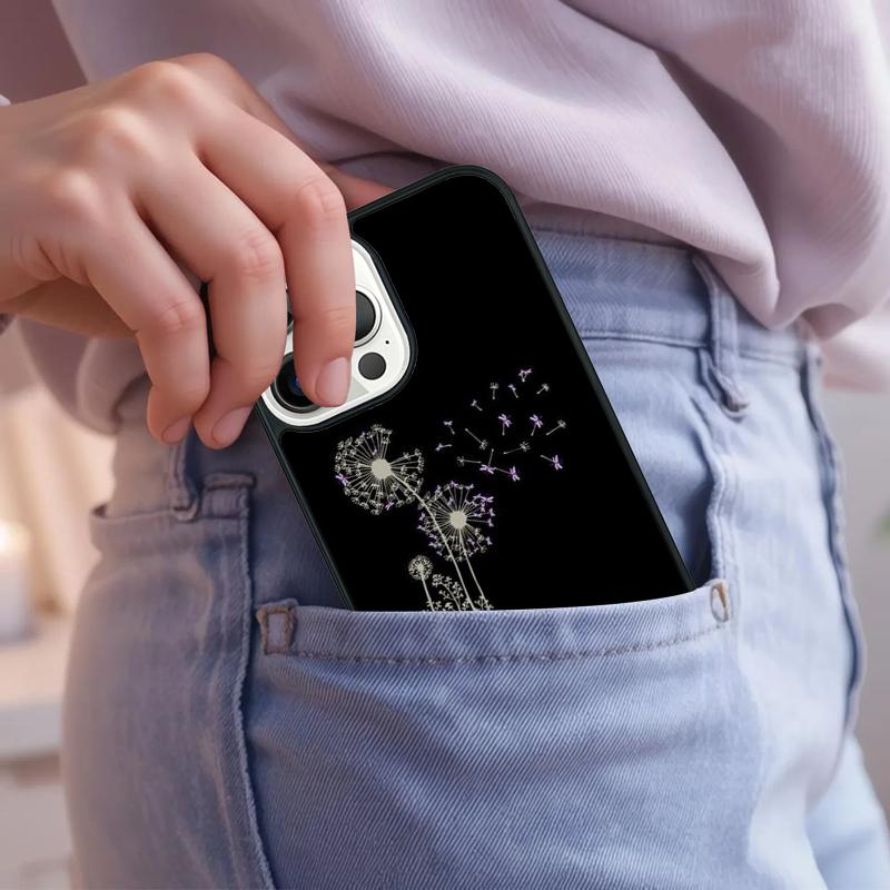 Чехол для телефона с одуванчиками для iPhone 17 Air 15 16e 14 13 Pro Max Coque 12 11 Pro Max PLUS