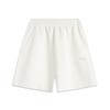 Sports Trend Series Solid Color Mid-Rise Breathable Versatile Straight-Leg Casual Shorts Women Shorts Off-White AKSV178-5