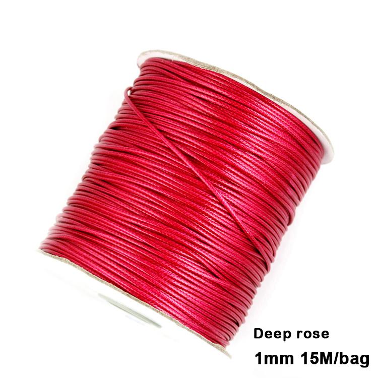 Разноцветные вощеные хлопковые шнуры для макраме, ювелирные бусины, изготовление ювелирных изделий своими руками