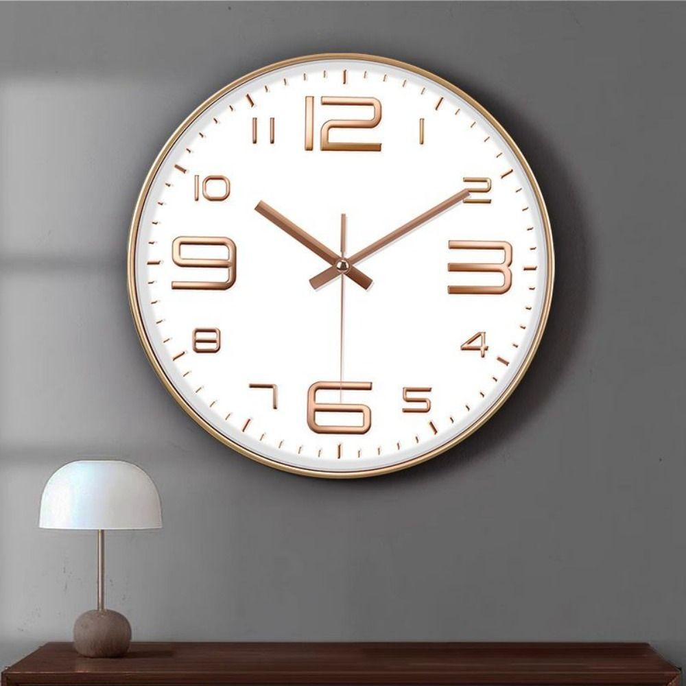 Бесшумные настенные часы в скандинавском стиле, уникальные настенные часы, персонализированные цифровые часы, бытовые