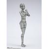 TAMASHII NATIONS S.H.Figuarts Body-chan - Kentaro Yabuki - Edition Wireframe (Gray Color Ver.) (Rerelease) Approximately 135mm PVC & ABS Pai