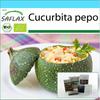 Подарочный набор - Органический - Кабачок - Тондо ди Ницца - 5 семян - С подарочной коробкой, открыткой, этикеткой и субстратом для горшечных культур - Cucurbita pepo