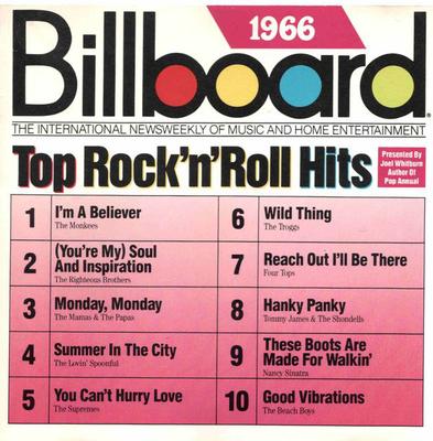CD РАЗНЫЕ ИСПОЛНИТЕЛИ - Billboard Лучшие рок-н-ролльные хиты 1966 R270627 RINHO 1988 США Рок Б/У