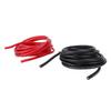 2PCS 8 Gauge Wire with Cable Ends Heat Shrink Tube 20ft 8AWG Automotive Power Ground Cable Battery Cable for Vehicle RV