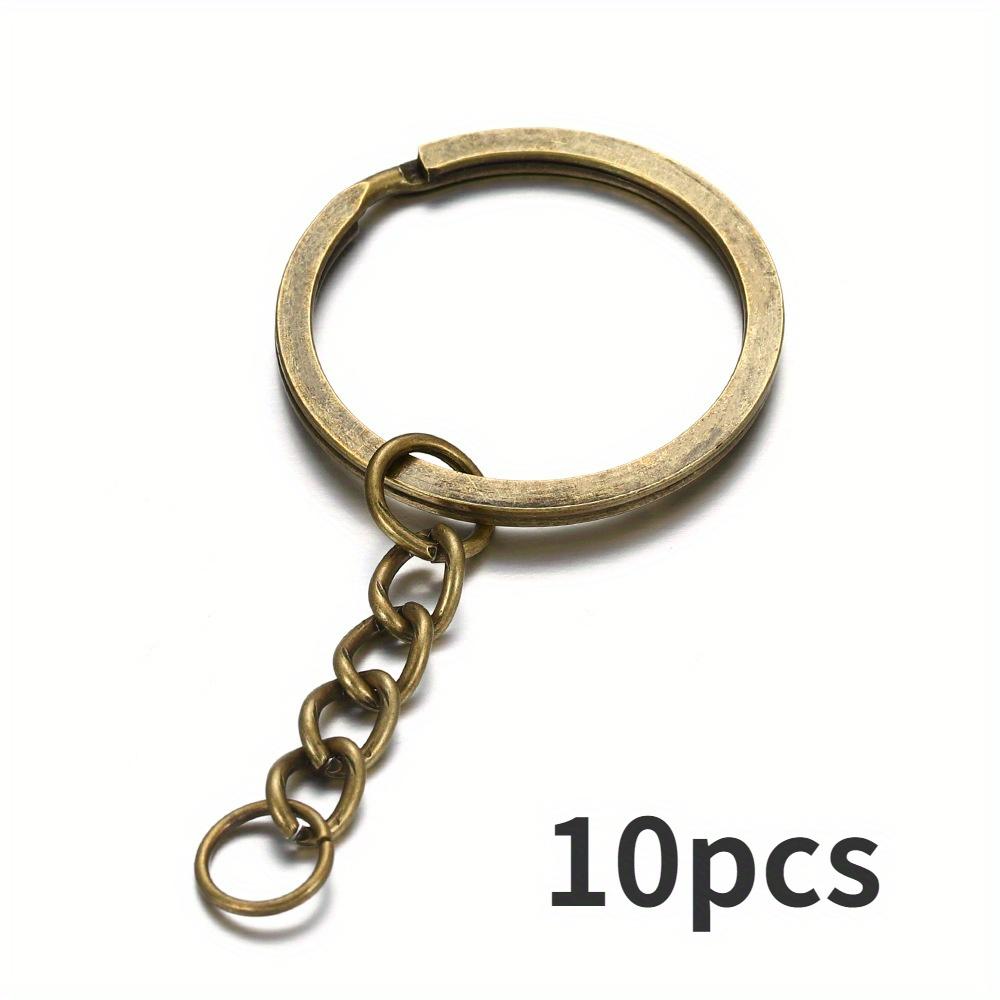 10-20 шт. брелок длиной 30 мм круглый открытый брелок DIY ювелирные изделия брелок кулон брелок кулон металл