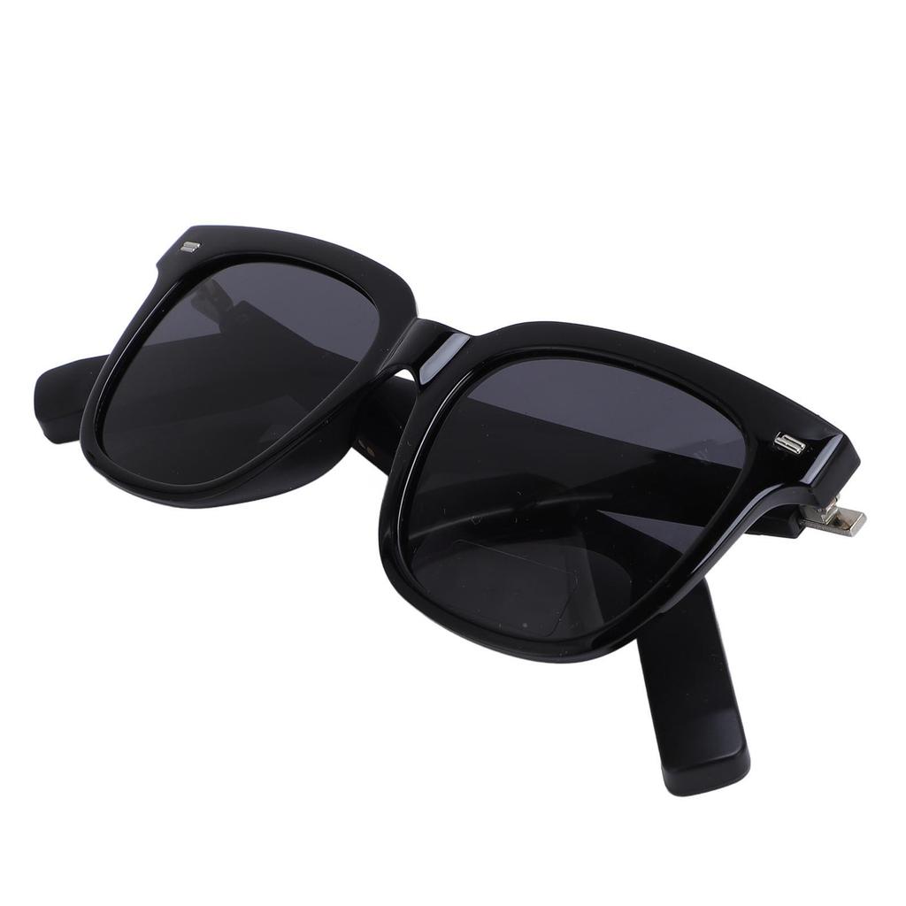 Smart Glasses Bluetooth 5.3 Wireless Sunglasses Polarized Sunglasses Lenses with Microphone Touch Co