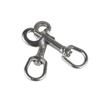 1PC 65-120MM 304/316 Stainless Steel Diving Single-Head Hook 360° Rotation Quick Release Spring Buckle BCD Scuba Equipment Accessories #470465