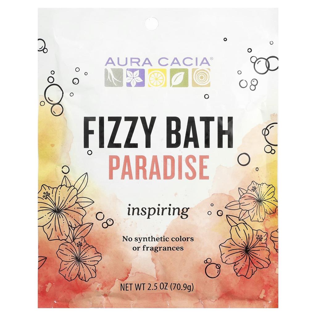 Aura Cacia Fizzy Bath, Paradise, 2.5 Oz (70.9 G)