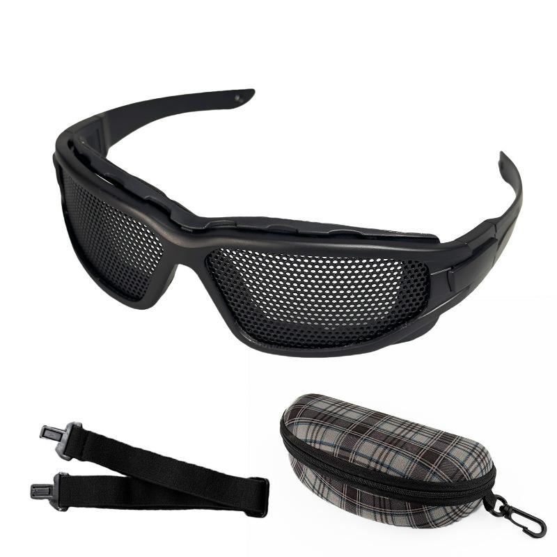 Metal Mesh Goggles, Riding Iron Mesh Goggles, Impact-resistant Mountaineering CS Protective Goggles, Sports Outdoor Tactical Weeding