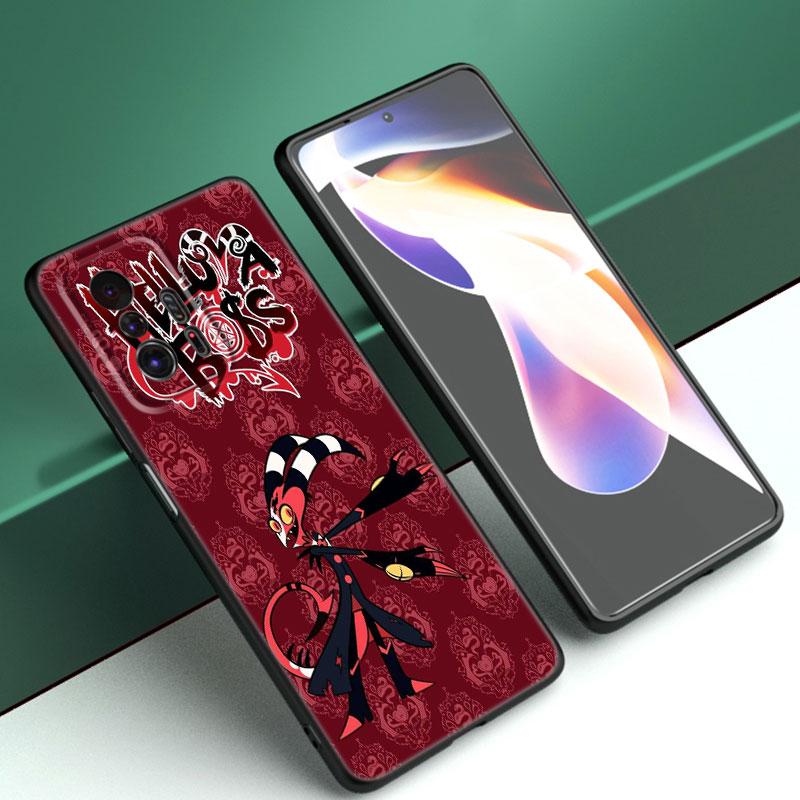 Аниме Helluva Boss Черный силиконовый чехол для телефона для Xiaomi Mi 9 SE 8 10 10T 11 12 13 Lite 9T 11T 12S 12T 13T 14 Pro 5G NE 11i 12X