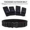 Men Trouser Tactical Belt Quick Release Fastener Tape Design Adjustable Wear Resistant Thickened Waistband Belt