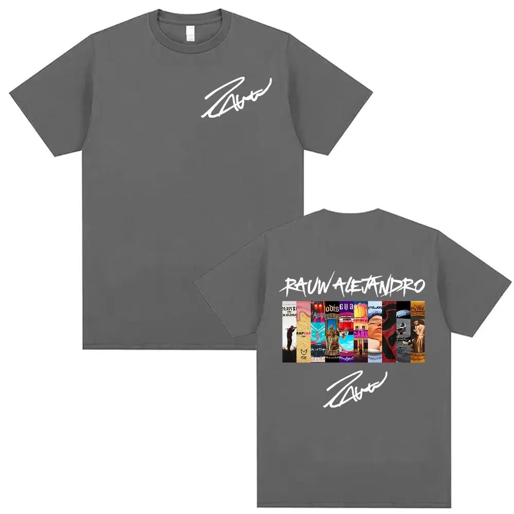 Singer Rauw Alejandro Album Graphics Tshirt Mens Clothing Fashion Hip Hop Classic Pop Music T Shirts Unisex Oversized T Shirt