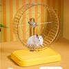 Toy Roller Chinchilla Exercise Wheel Silent Bracket Small Pet Jogging Wheel  Rat Hedgehog