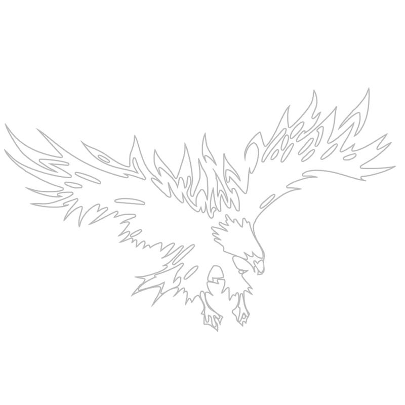 Прохладный Летающий Орел Шаблон Автомобиля Наклейки Креативный Декор Капота Автомобиля Капот Стайлинг Наклейки