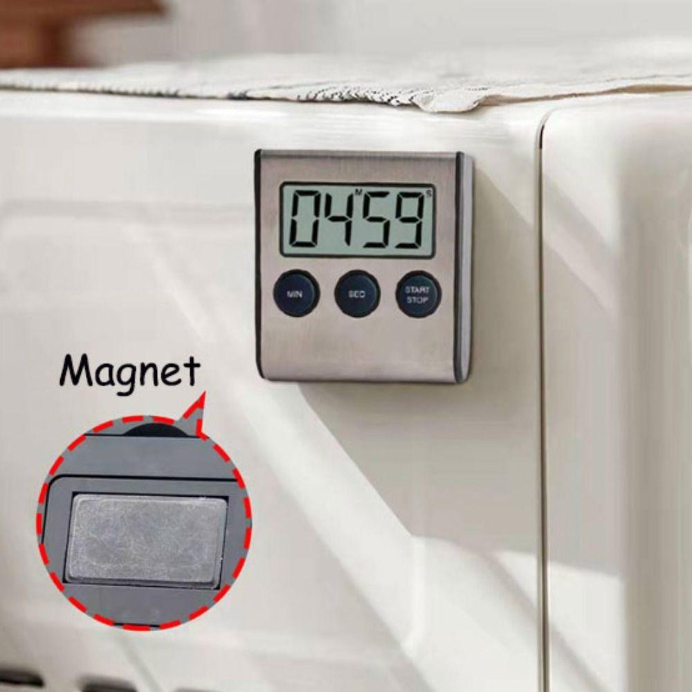 Выдвижная подставка Цифровой кухонный таймер Магнитный таймер для готовки Таймер обратного отсчета Дом