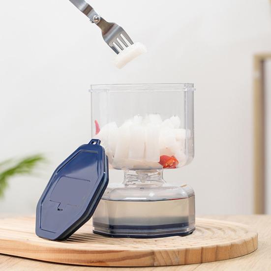 Банка для солений в виде песочных часов, разделитель сока для солений, пищевой, без содержания бисфенола А, герметичный органайзер для солений, сито для хранения солений