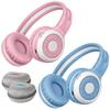 SIMOLIO KidyCast Беспроводные Bluetooth-наушники Auracast для нескольких человек от одного источника и портативный чехол для девочек, идеально подходят для и разговоров, 2 шт. Детские