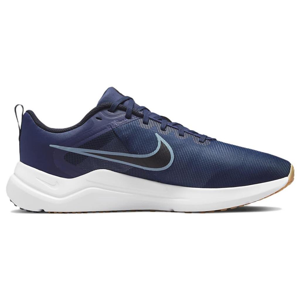 Nike Downshifter 12 Midnight Navy Мужские кроссовки Синие Темно-Обсидиановые Чистая Платина DD9293-400