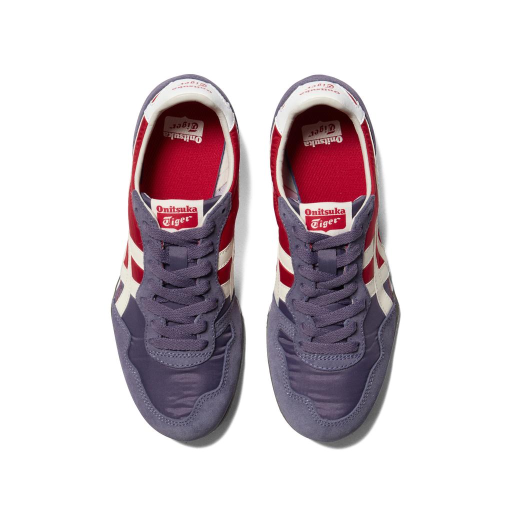 ONITSUKA TIGER Serrano Ретро Универсальные Повседневные Кроссовки Унисекс Фиолетовый Красный 1183B400-501
