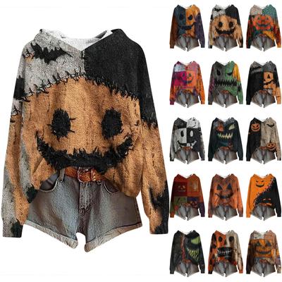 Женские толстовки Вязаный свитер Милая рубашка Осенний пуловер Толстовка с капюшоном