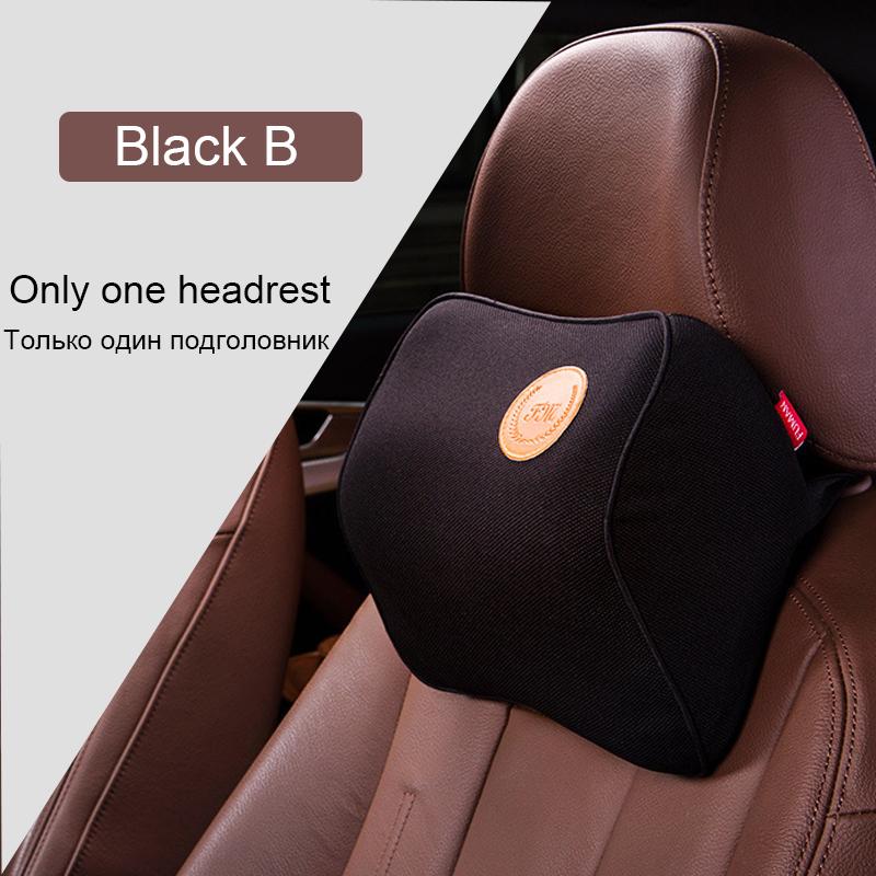 Подушка для автомобильного сиденья, подголовник, удобная дышащая подушка из пены с эффектом памяти, поддержка спины, поясничная защита, универсальный автомобиль