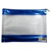 Stat Mesh Zip Plastic Pencil Case 278x200mm (Blue)