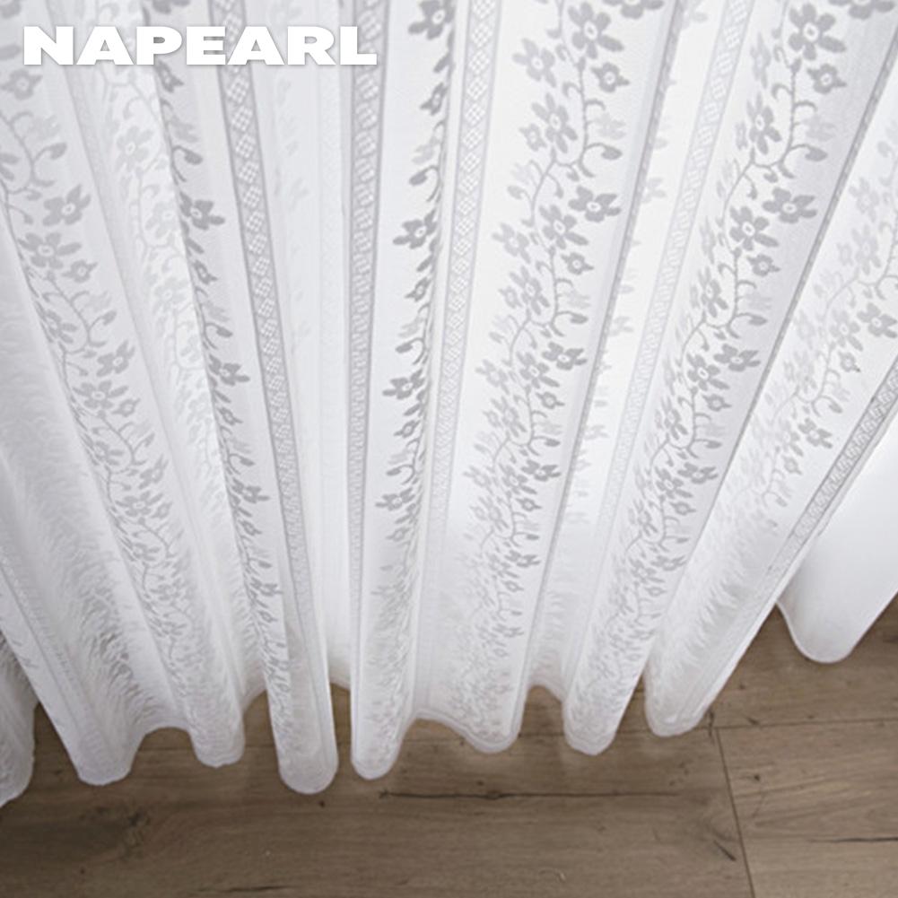 1 шт. NAPEARL 10-20% светонепроницаемая французская кружевная основа трикотажная прозрачная занавеска для гостиной спальни балкона домашний декор