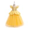 Teens Halloween Dresses Flower Wedding Girls Christmas Dress Tulle Bridemaid Princess Kids Party Dresses for Girl Bow Birthday Costume