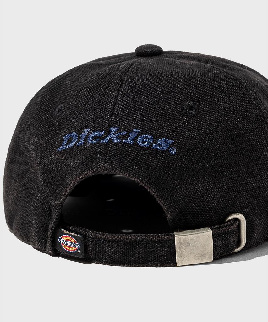 DICKIES Big Logo Washed Ball Cap Black