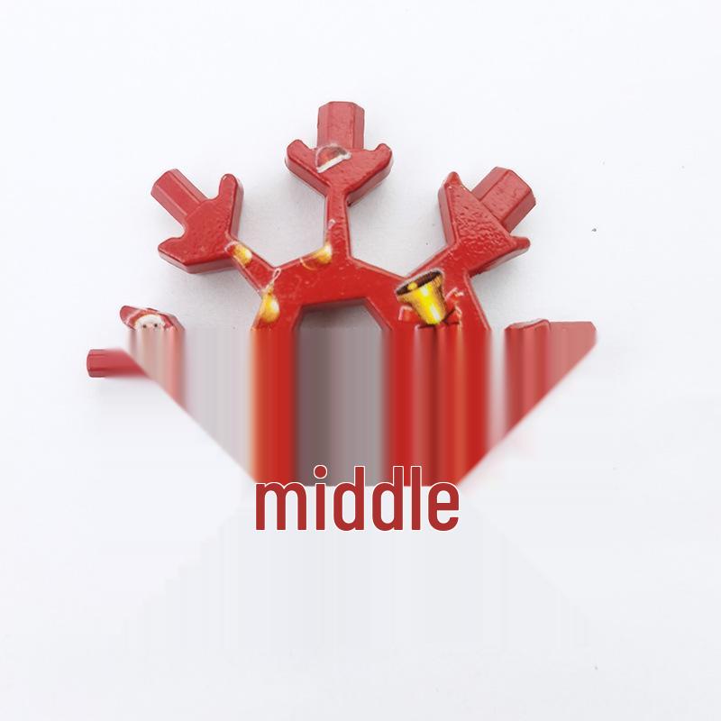 Многофункциональный инструмент «Снежинка» 18-в-1: Портативный шестигранный/восьмигранный ключ и отвертка