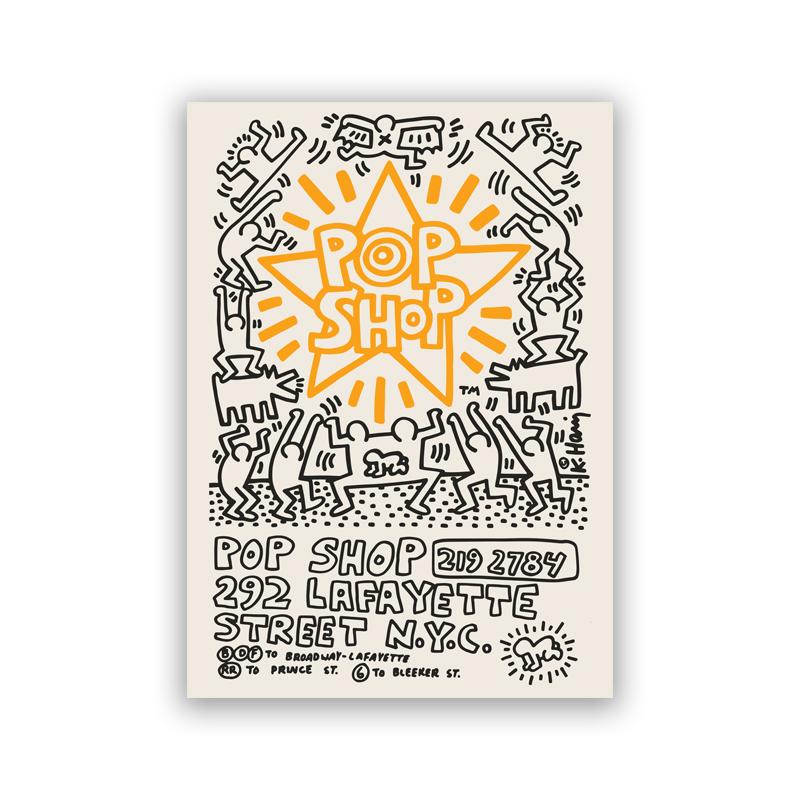 Кит Арт Выставка Постер Винтаж Поп Холст Живопись Галерея Настенное Искусство Картины Пиза Абстрактный Принт Домашний Декор Для Гостиной