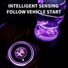 DCZJW1 For Alfa Romeo 7 Colors Car LED Luminous Water Cup Pads Auto Coaster Mats For Alfa Romeo Giulia Stelvio Giulietta 156 159 147 Mi