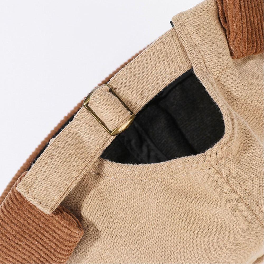 Теплая шляпа владельца Вельветовая вельветовая кепка Портативная кепка Докера Женская