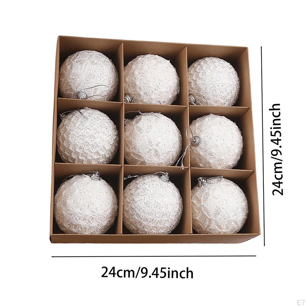 9 Christmas Ornaments for Tree Decorations Party Favors Hanging Accessories Bedroom Bar