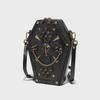 TEMU European & American Punk Skull Crossbody Bag - Retro Motorcycle Women's Shoulder Bag