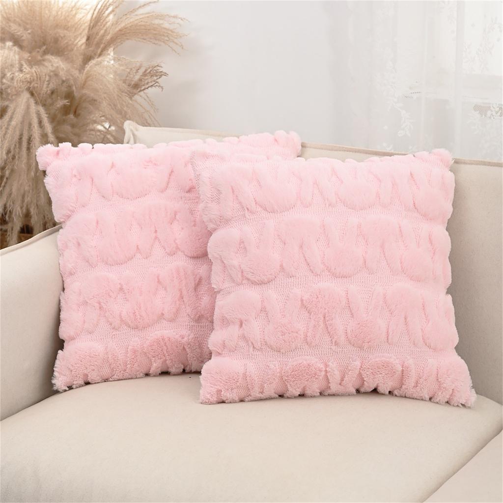 Modern Minimalist Pillows, Plush  And Winter Pillows, Living Room Sofas, Heart-shaped Cushions, Pillowcases