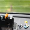 6Pcs Creative Cute Car Inner Ornament Center Console Cartoon Doll Tripper Decoration