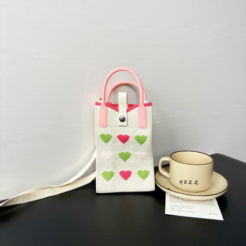 Любовь сумка для мобильного телефона дофамин универсальная вязаная сумка модная сумка-мессенджер через плечо высококлассная новая модель