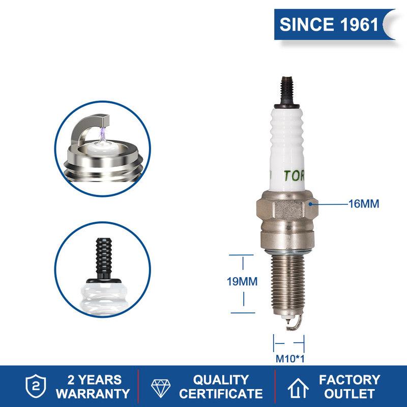 2-8 шт. Свечи зажигания с резьбовым наконечником, иридиевые, замена для 96067/CPR8EAIX-9 2306/CPR8EA-9 91064/SIMR8A9 MR8D-9 Свечи зажигания TORCH B8RTI