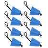 8Pcs Set Kayak Scupper Plug Silicone Drain Hole Bung Stopper with Lanyard for CanoeBlue