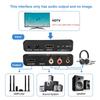 Аудиоэкстрактор HDMI, EARC Arc Экстрактор звука, Выход 3,5 мм, HD Мультимедийный Arc-адаптер, Усилитель для HDTV-динамиков, Разветвитель стереозвука