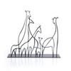 MUYIKA Металлическая настольная фигурка Жираф 18x20см Bbl-m
