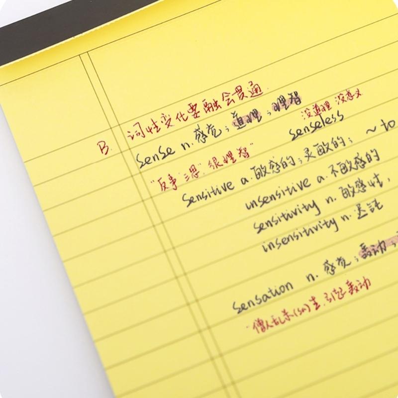 Ruled Writing Tablets for Teacher Students Home Writing Pad Legal Pads Notepad Lined Notebook Lined Writing Note Pads