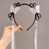 Chinese Style Bow Tassel Hairband Children Hair Hoop New Ancient Hanfu Hair Hoop